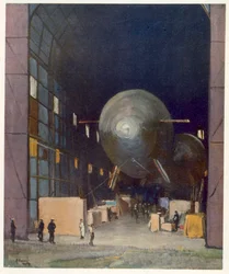 Dirigeables, des Artistes Britanniques au Front, Continuation du Front Occidental, 1918